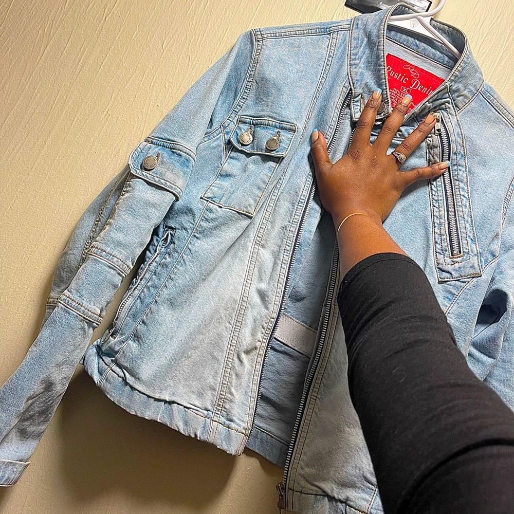 XL Rustic Denim Jacket.
